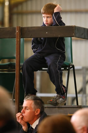 Aidan Mullholland has an aerial vantage point