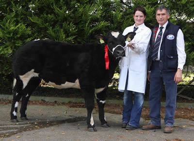 Laura Ervine class 5 winner with Harold McKee 